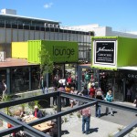 Shopping Center feito de containers